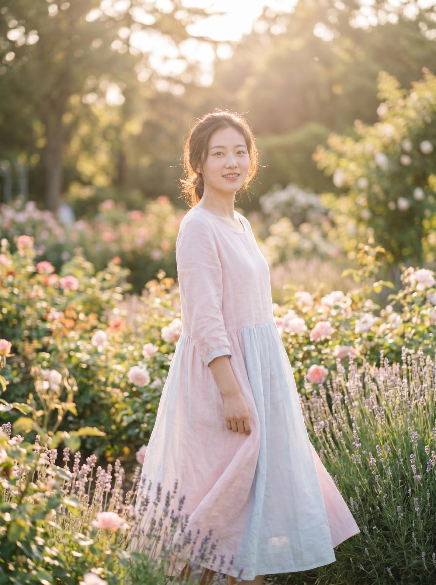 国产自拍美图：清新自然美少女写真